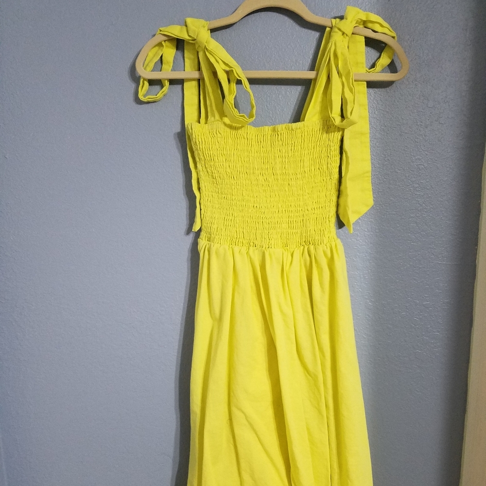 Tie strap dress